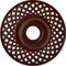 Ekena Millwork Robin Ceiling Medallion (Canopies up to 6 1/4"), 22 1/4"OD x 4 3/4"ID x 1 1/4"P, Brushed Mahogany CM22RBBMF - alternate 1